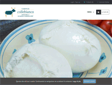 Tablet Screenshot of collebianco.it